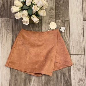 Luxxel Suede Skort